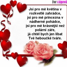 Jsi pro mě květina…